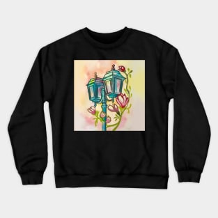 Classy old street lamp Crewneck Sweatshirt